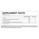 Supplement facts for 1906 Chill, detailing ingredients like CBD, L-theanine, and THC, with serving size noted.