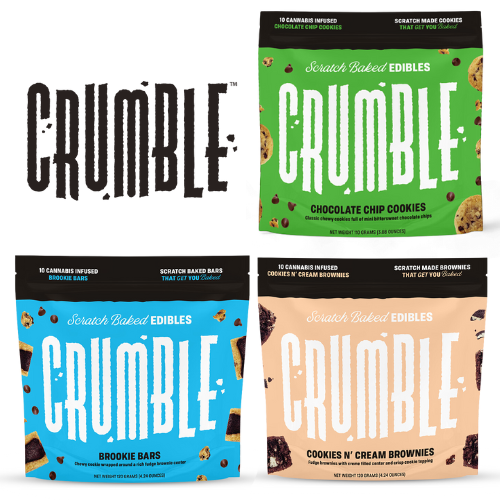 Crumble Bundle featuring chocolate chip cookies, brookie bars, and cookies n' cream brownies with a 28% savings offer.