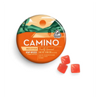 Camino Freshly Squeezed Recover gummies featuring 5mg THC and 10mg CBG in a vibrant, nature-themed package.