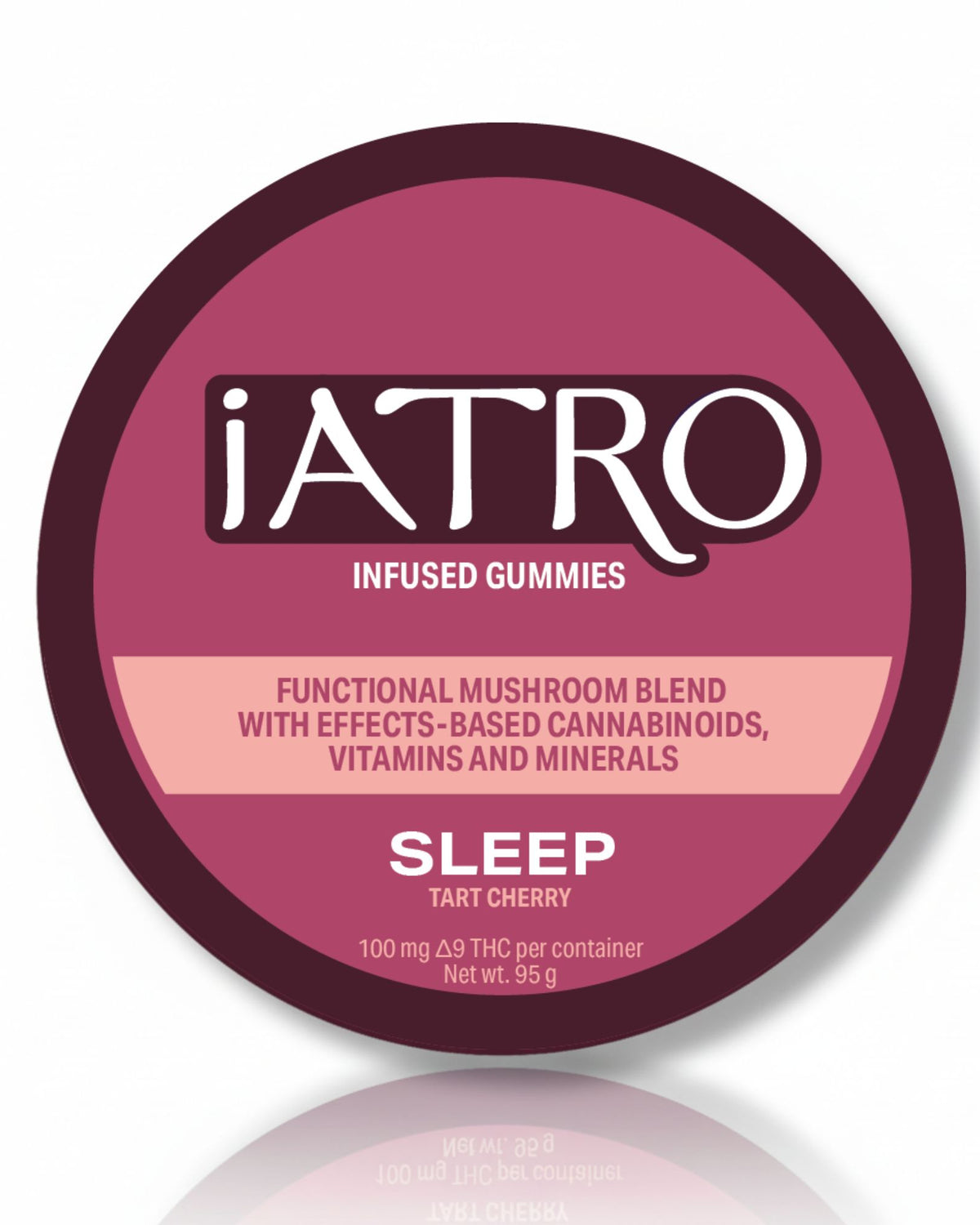 iATRO Sleep Tart Cherry 100mg gummies package