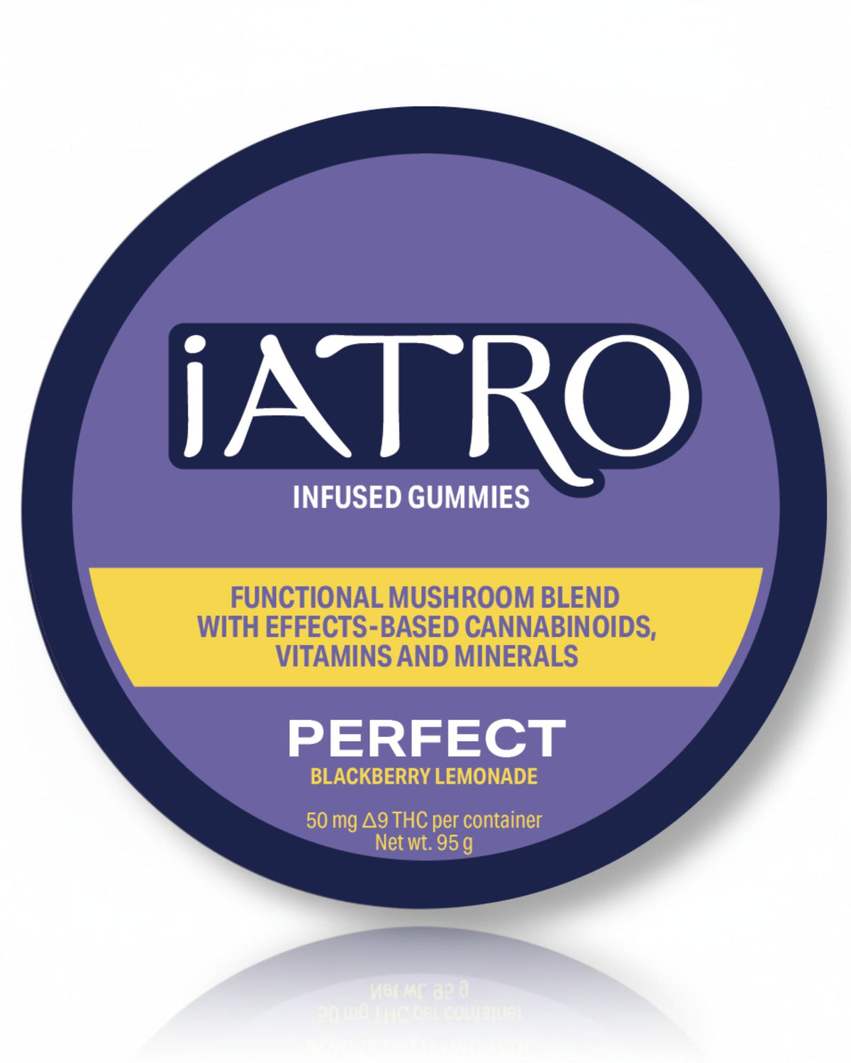 iATRO Perfect Blackberry Lemonade 50mg gummies package