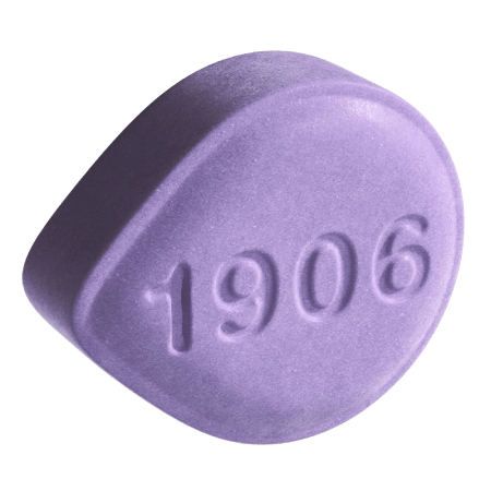 Purple 1906 Sleep gummy designed to promote relaxation and restful sleep, made with hemp-derived ingredients.